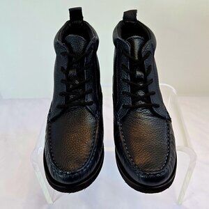 MARC JOSEPH New York Kids Leather Lightweight Chukka Ankle Boot Sz 4 Navy Unisex